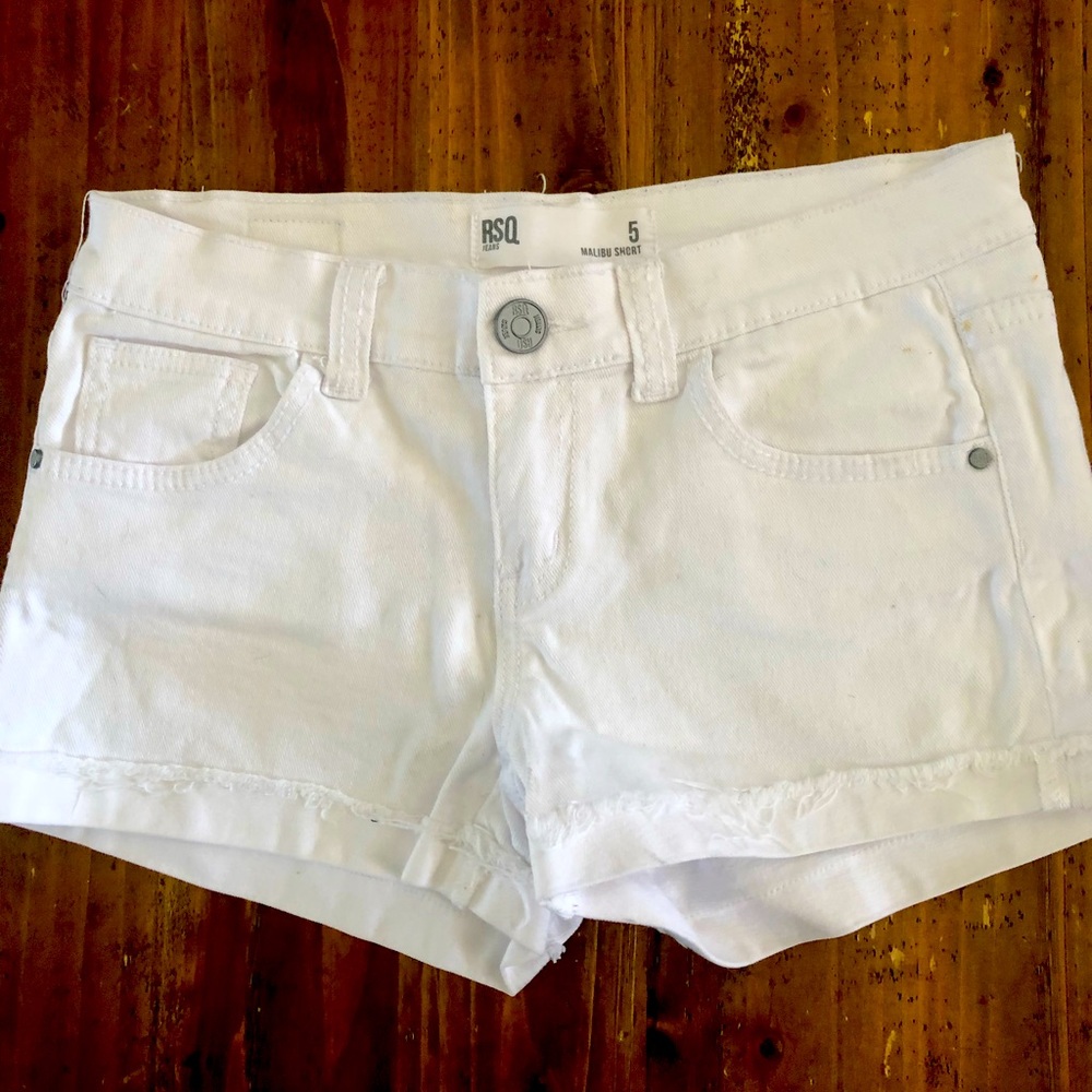 White jean shorts. RSQ brand (tillys) Size 5